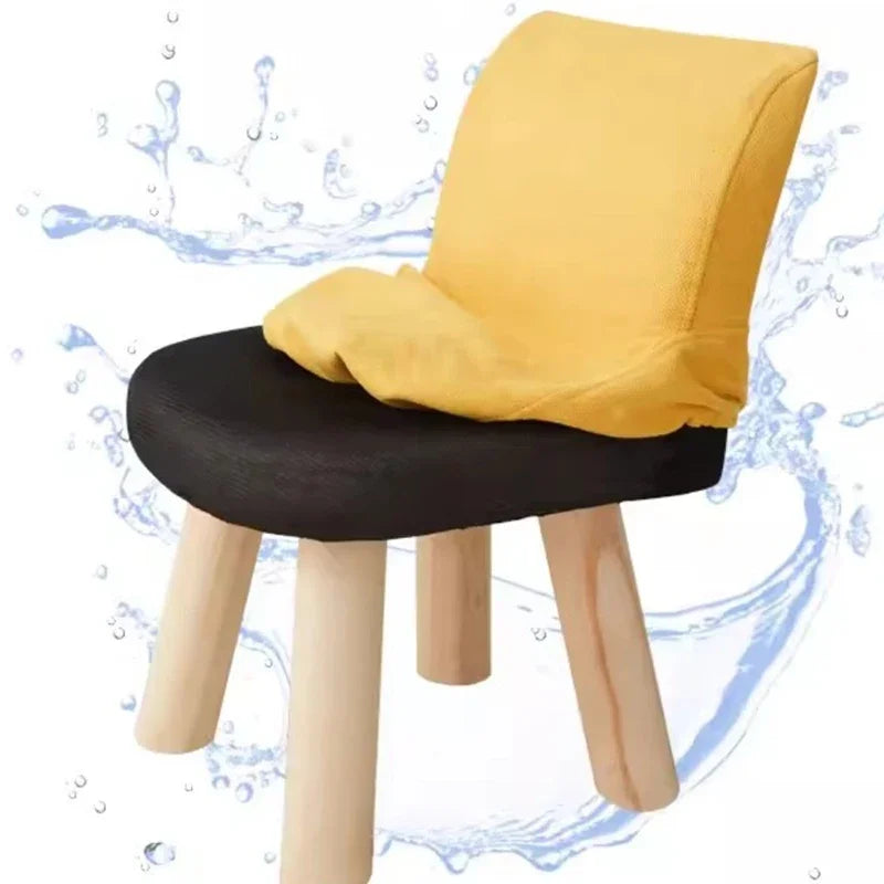 Camping Auxiliary Living Room Chairs Backrest Relaxing Nordic Wooden Chairs Kitchen Desk Stool Sillas Comedor Furniture LJ50DC
