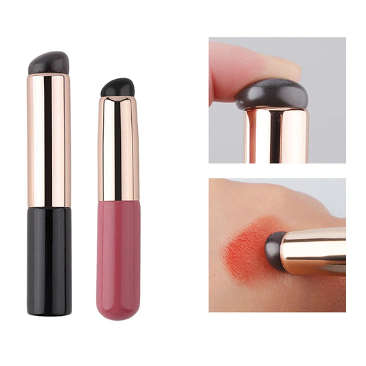 Silicone Lip Brush Angled Concealer Makeup Brush Tool Portable Round Head Like Fingertips Q Soft Lipstick Brush Concealer Brush